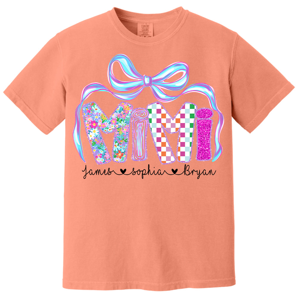 MiMi Floral, Custom Nickname & Kid Floral Shirt For Mother's Day T1807 Hv01