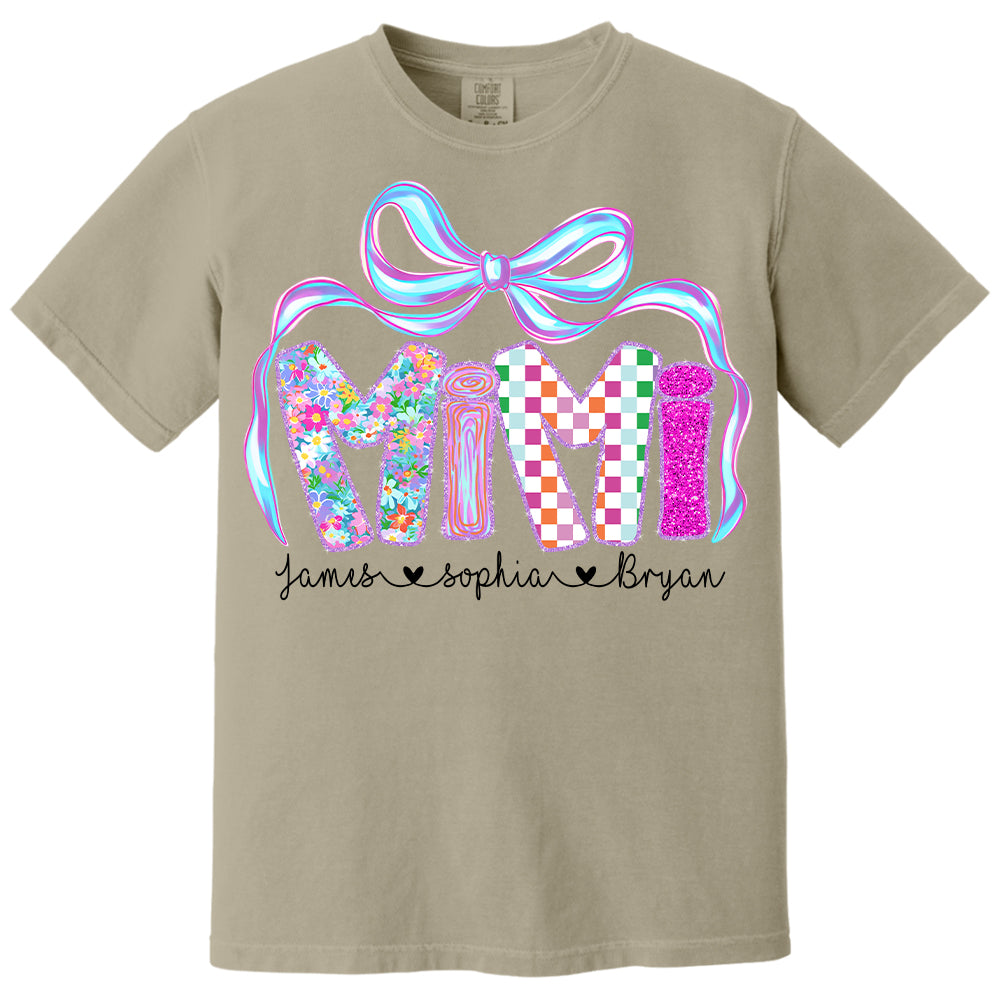 MiMi Floral, Custom Nickname & Kid Floral Shirt For Mother's Day T1807 Hv01
