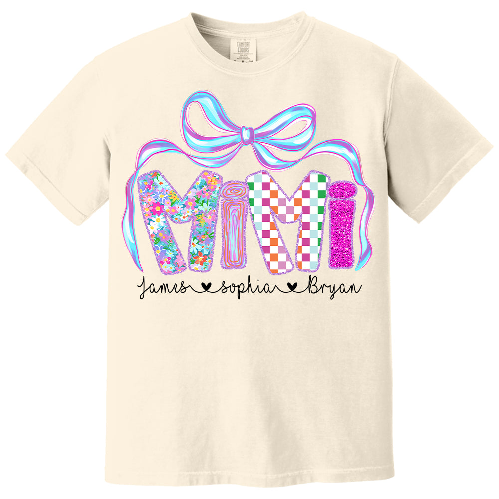 MiMi Floral, Custom Nickname & Kid Floral Shirt For Mother's Day T1807 Hv01