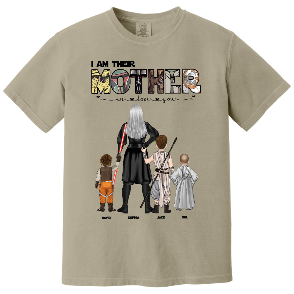 I Am Their Mother, Personalized Shirt For Mom T1807 pt99
