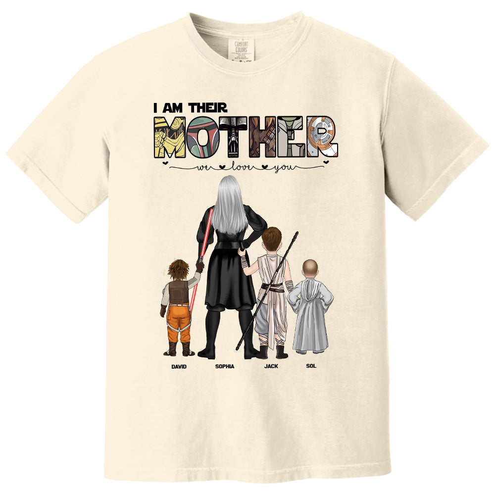 I Am Their Mother, Personalized Shirt For Mom T1807 pt99