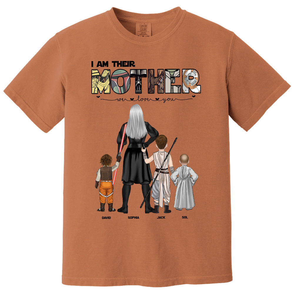 I Am Their Mother, Personalized Shirt For Mom T1807 pt99