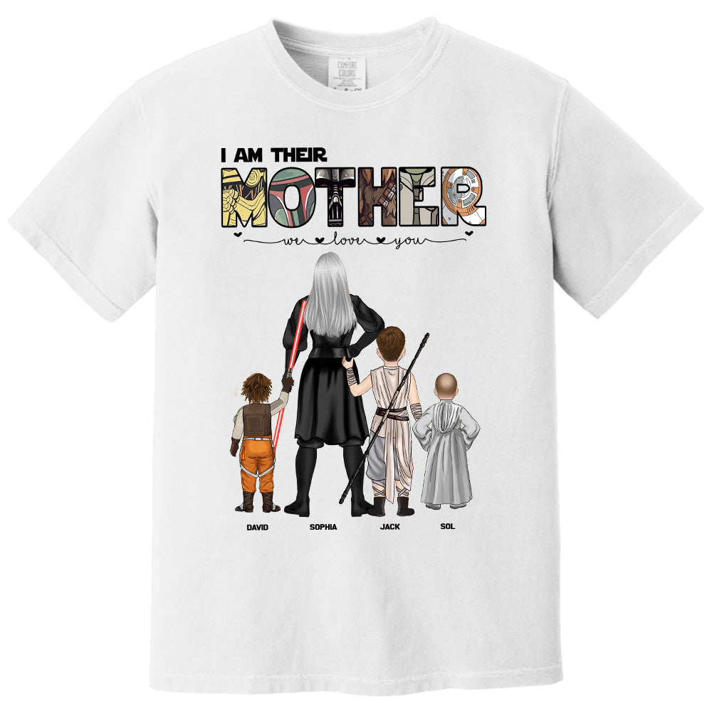 I Am Their Mother, Personalized Shirt For Mom T1807 pt99