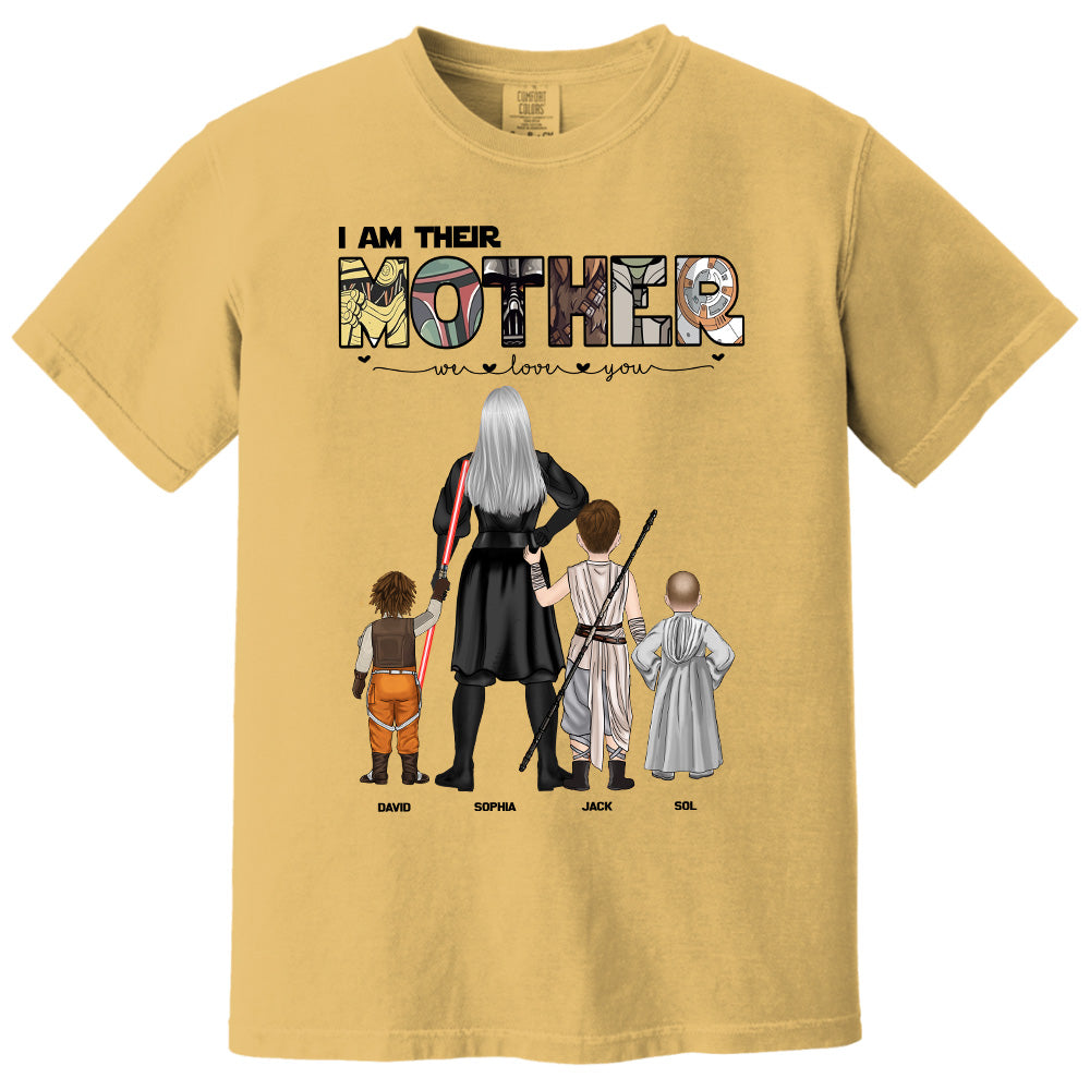 I Am Their Mother, Personalized Shirt For Mom T1807 pt99