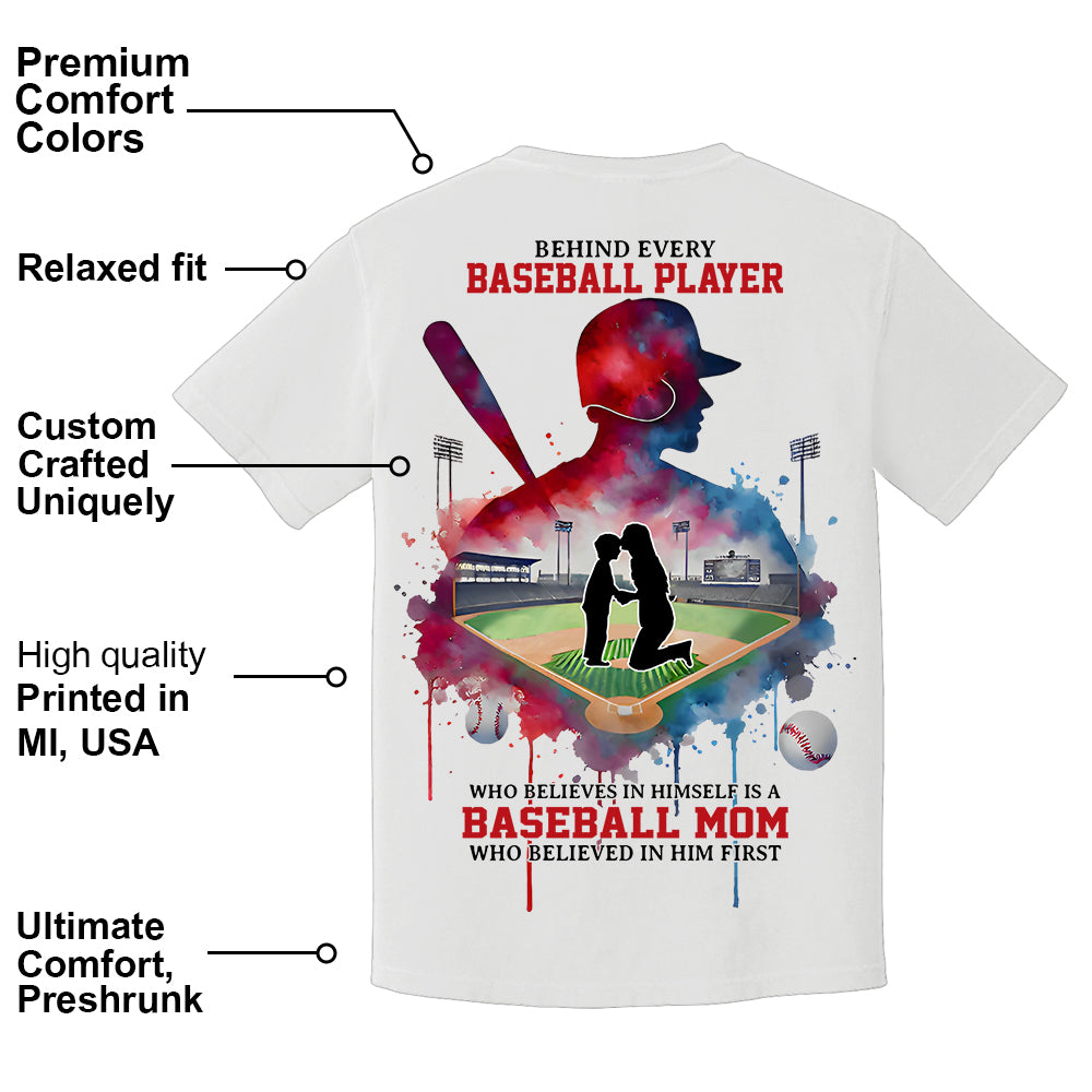 Baseball Mom Shirt, Personalized Baseball Shirt, Gift For Baseball Lover Vr3 A2110 Li29