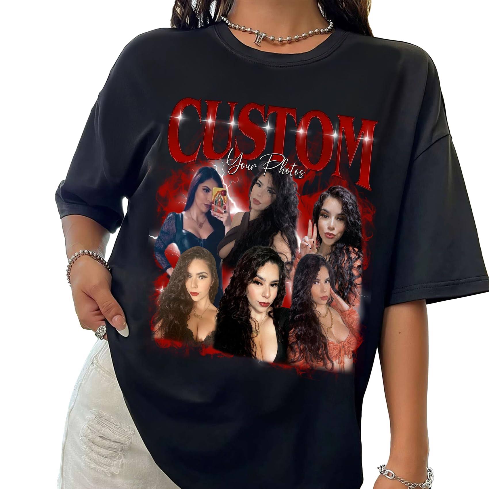 Custom Bootleg Rap Tee Custom Your Girlfriend Boyfriend Vintage Graphic 90s Tshirt