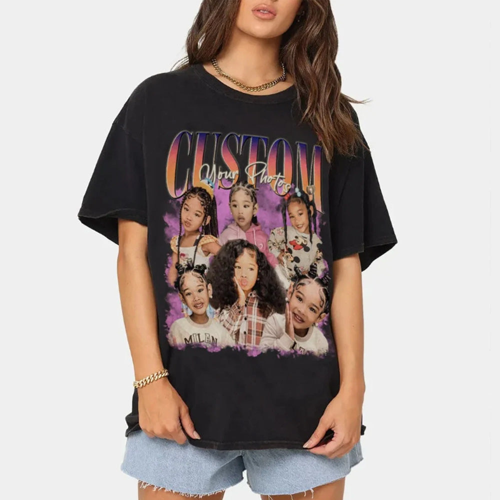 Custom Bootleg Rap Tee Custom Your Girlfriend Boyfriend Vintage Graphic 90s Tshirt