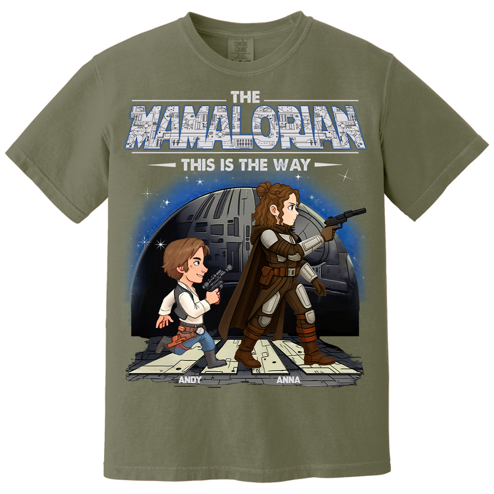 The Momalorian This Is The Way - Personalized Shirt Gift For Mom  Hv01