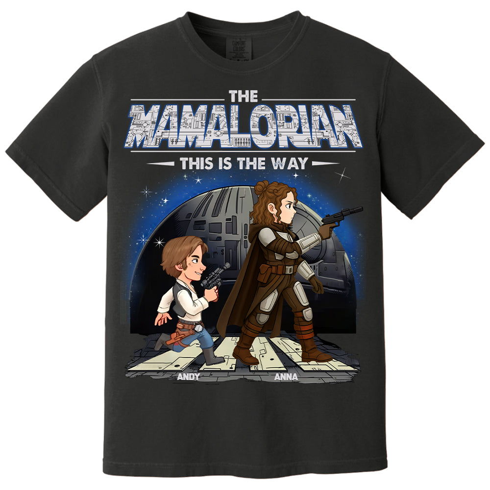 The Momalorian This Is The Way - Personalized Shirt Gift For Mom  Hv01