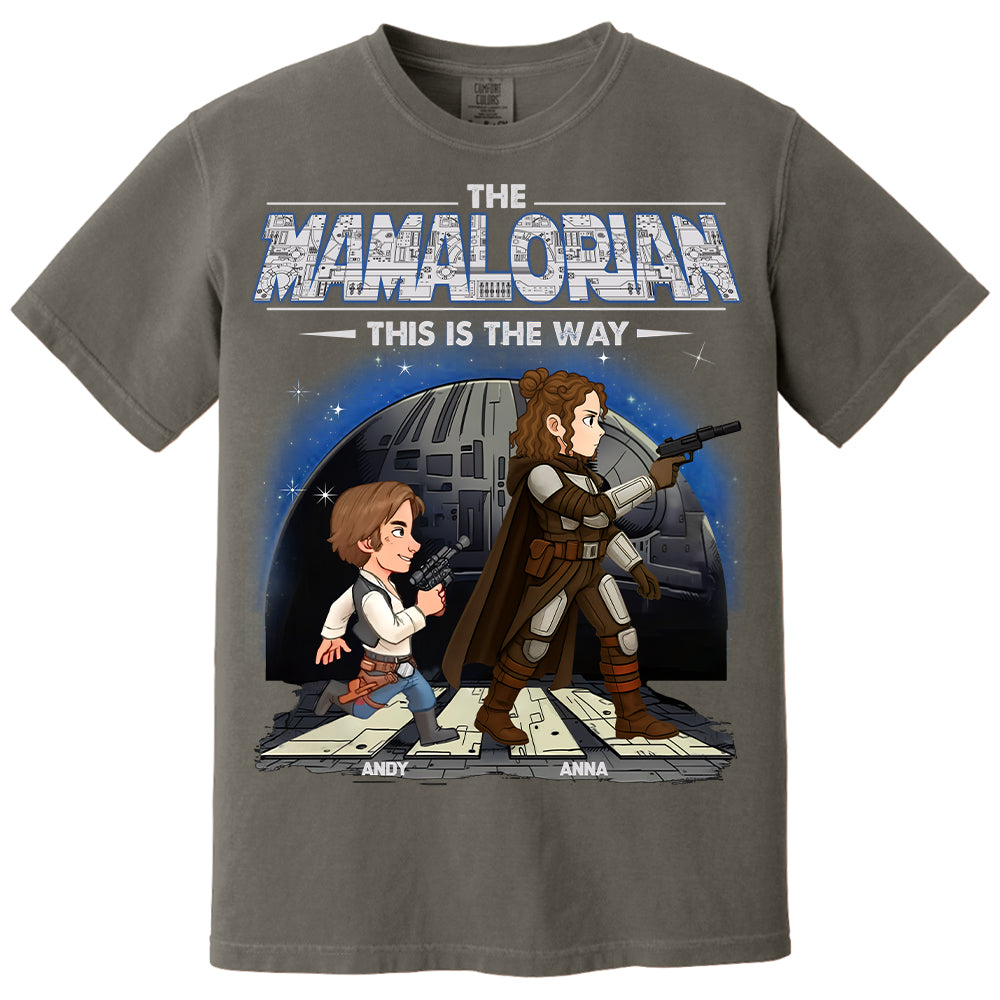 The Momalorian This Is The Way - Personalized Shirt Gift For Mom  Hv01