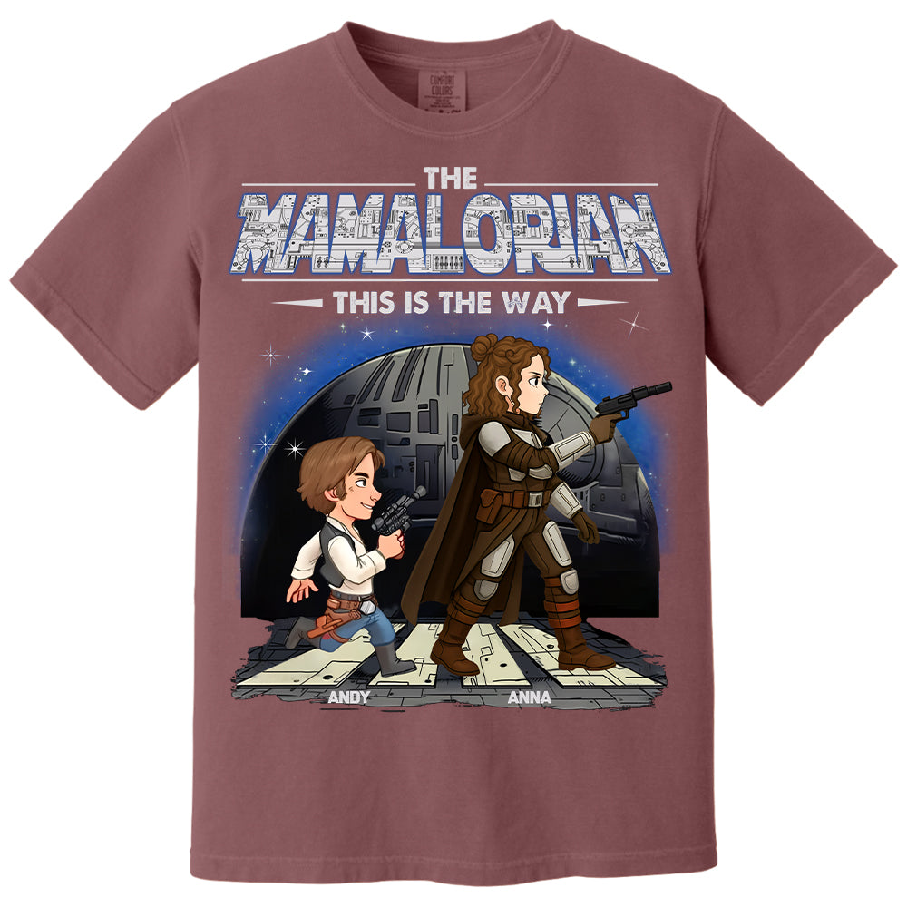 The Momalorian This Is The Way - Personalized Shirt Gift For Mom  Hv01