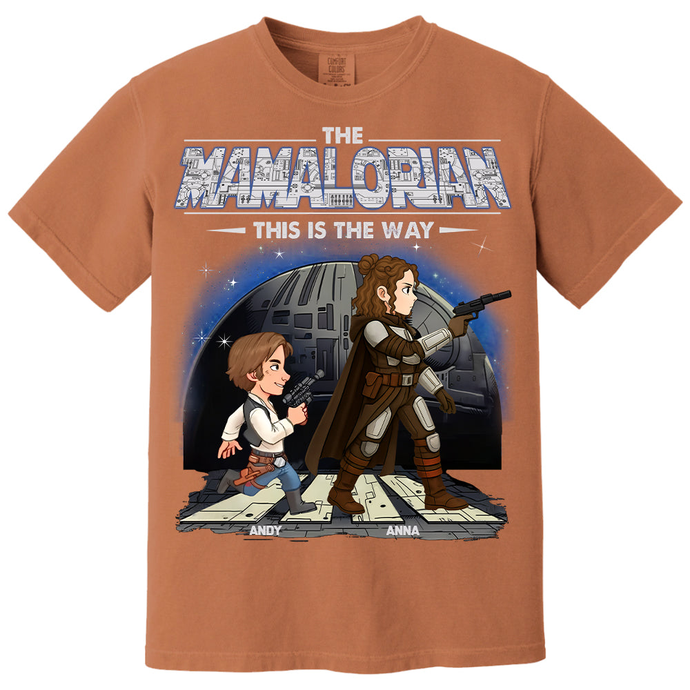 The Momalorian This Is The Way - Personalized Shirt Gift For Mom  Hv01