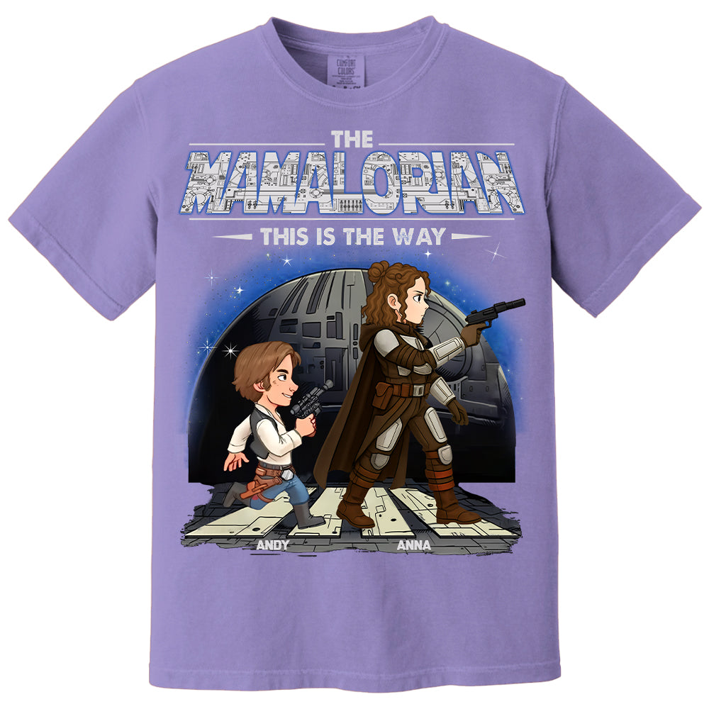 The Momalorian This Is The Way - Personalized Shirt Gift For Mom  Hv01