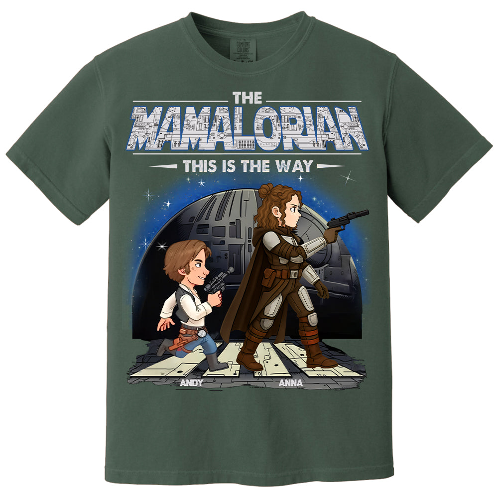 The Momalorian This Is The Way - Personalized Shirt Gift For Mom  Hv01