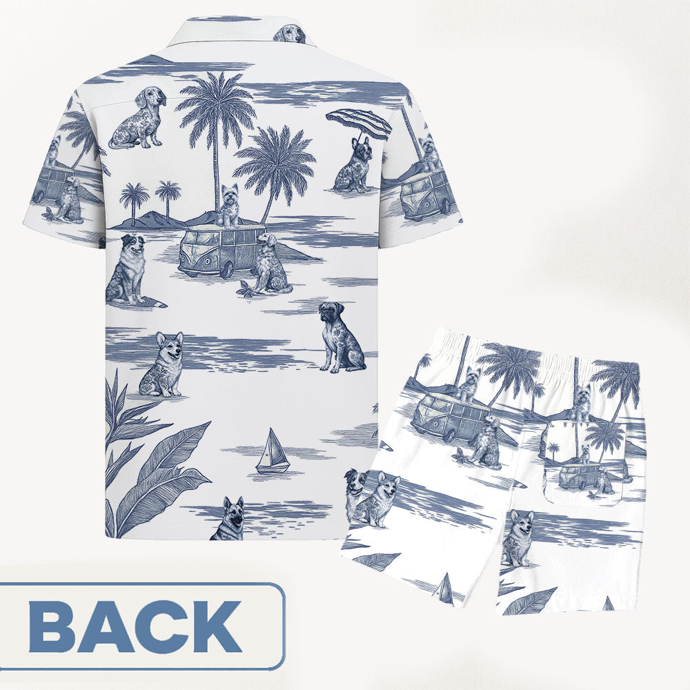 Hawaiian Shirt For Dog Lovers - Custom Dog Breeds NA04 Pt99