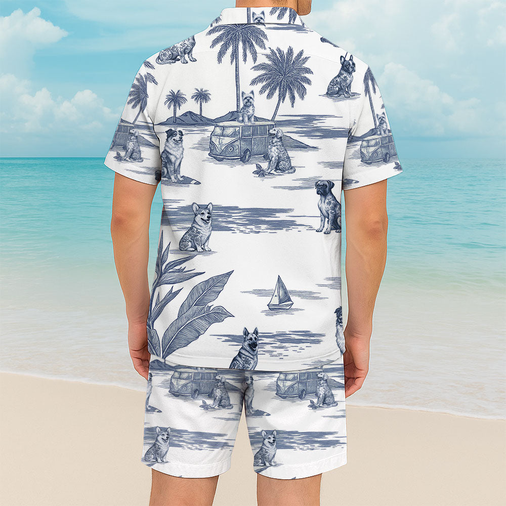 Hawaiian Shirt For Dog Lovers - Custom Dog Breeds NA04 Pt99