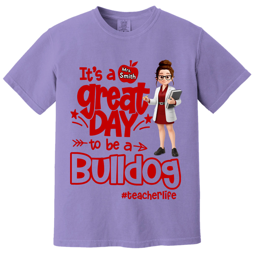 It's A Great Day To Be - Personalized School Mascot Shirt For Teacher NA04 Tu20