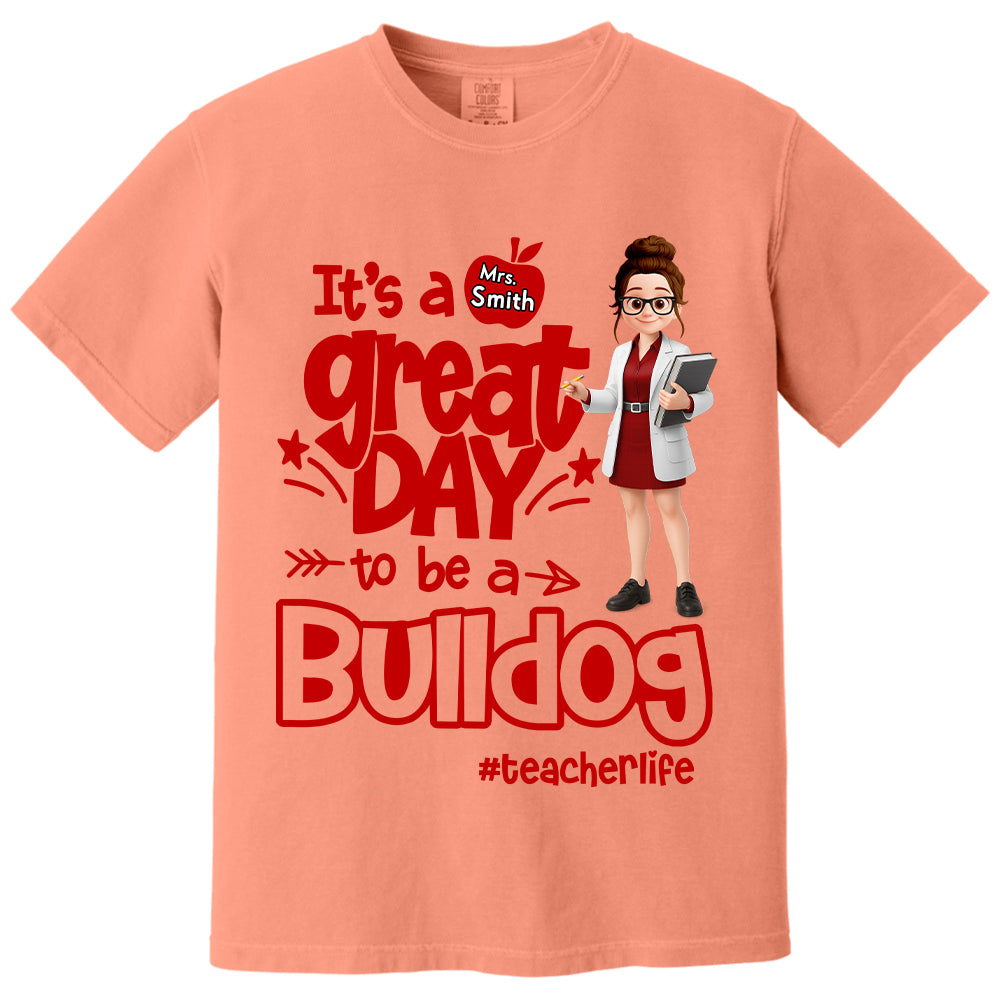 It's A Great Day To Be - Personalized School Mascot Shirt For Teacher NA04 Tu20