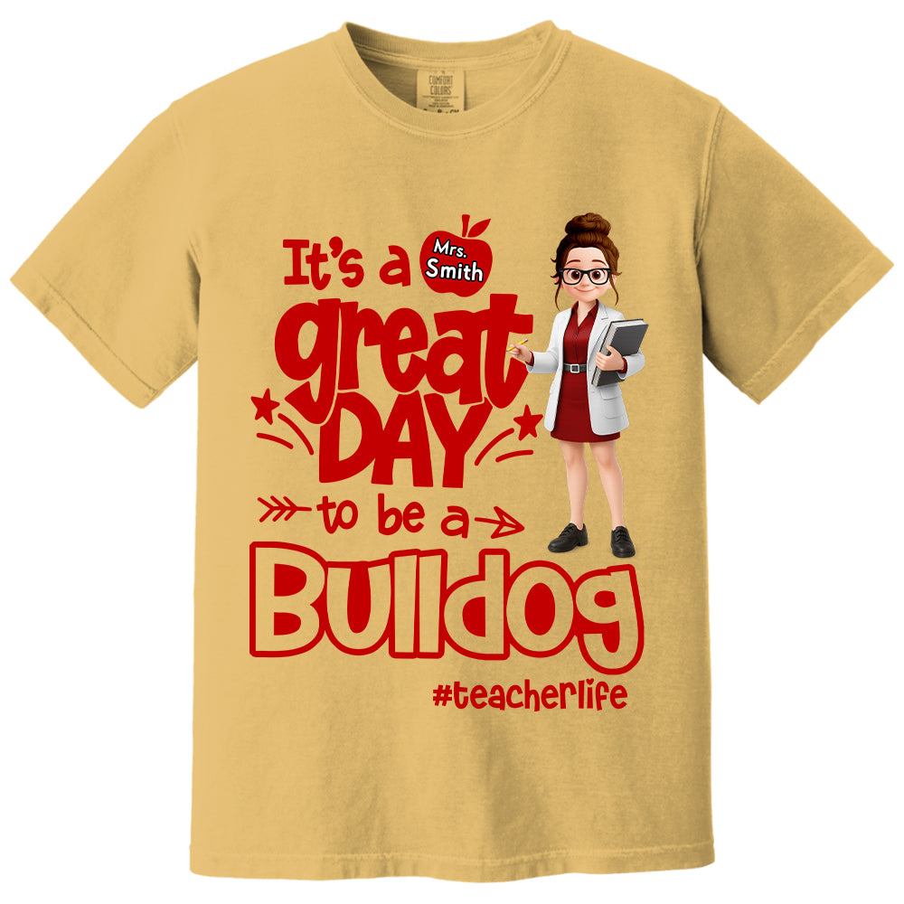 It's A Great Day To Be - Personalized School Mascot Shirt For Teacher NA04 Tu20