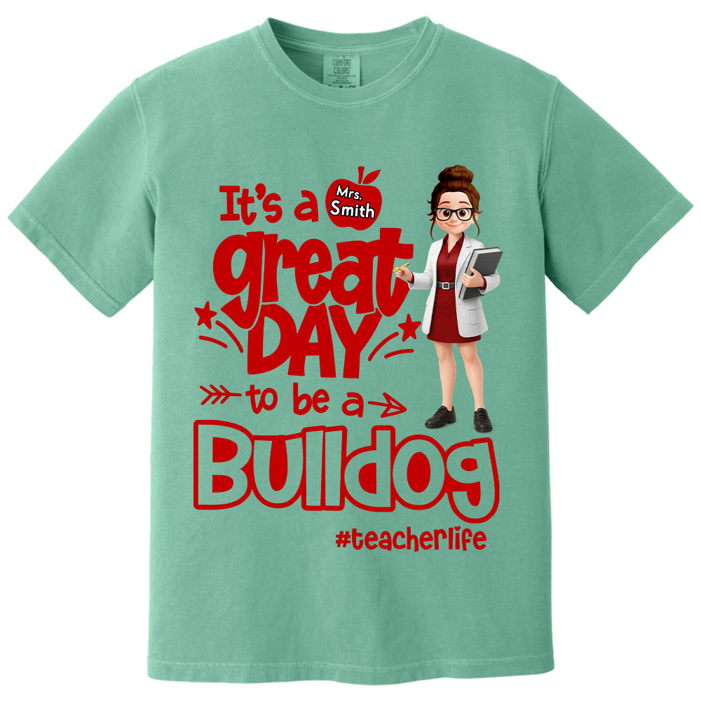 It's A Great Day To Be - Personalized School Mascot Shirt For Teacher NA04 Tu20