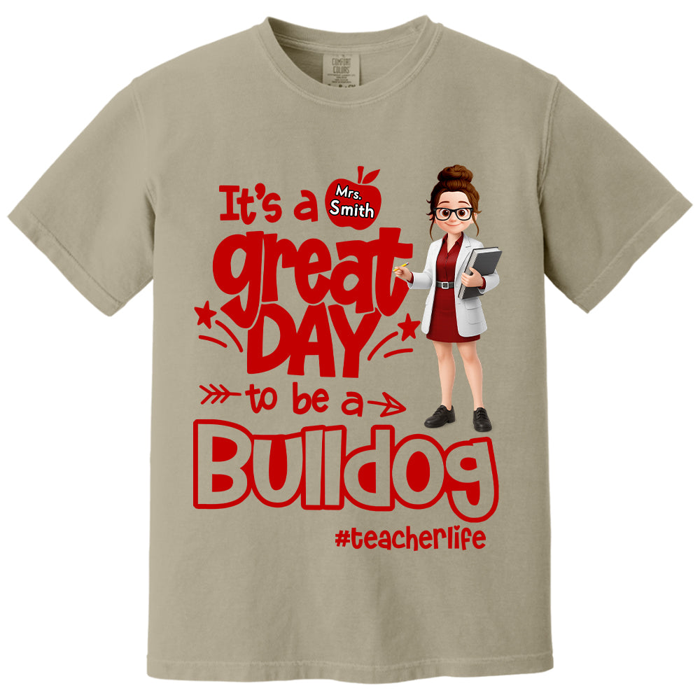 It's A Great Day To Be - Personalized School Mascot Shirt For Teacher NA04 Tu20