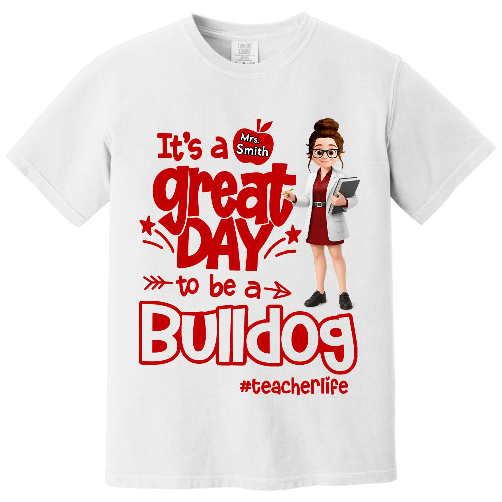 It's A Great Day To Be - Personalized School Mascot Shirt For Teacher NA04 Tu20