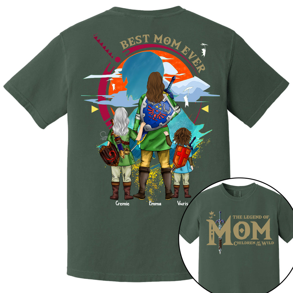 Personalized The Legend of Mom Children Of The Wild, Best Mom Ever Shirt, Gif For Mother's Day A2110 Tu20