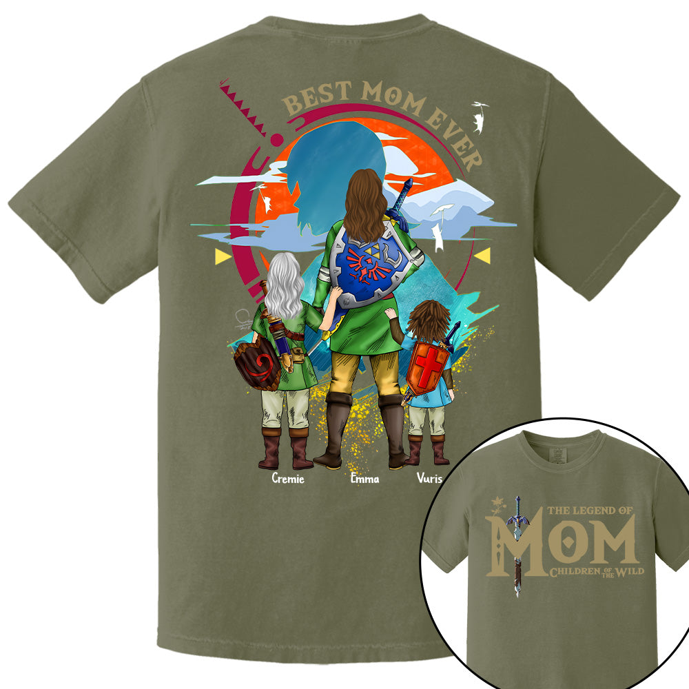 Personalized The Legend of Mom Children Of The Wild, Best Mom Ever Shirt, Gif For Mother's Day A2110 Tu20