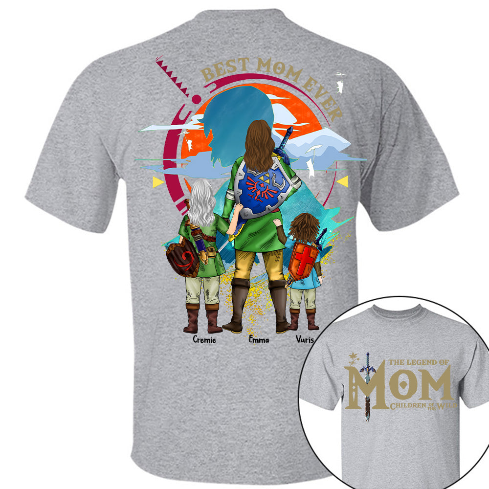Personalized The Legend of Mom Children Of The Wild, Best Mom Ever Shirt, Gif For Mother's Day A2110 Tu20