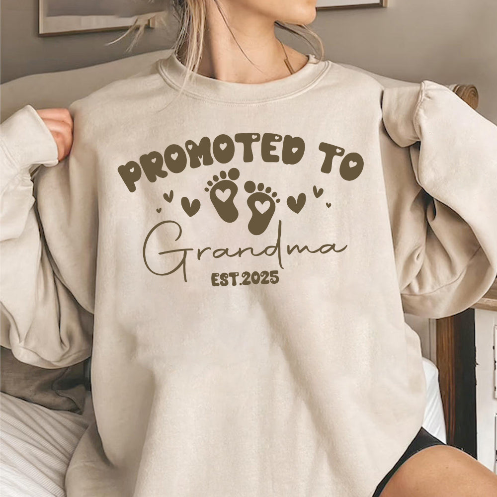 Comfort Colors® Personalize Est Grandma Shirt, Promoted To Grandma, Mothers Day Gift For Grandma, Granny Shirt, Gigi Mimi Shirt, Nana Shirt Nh00