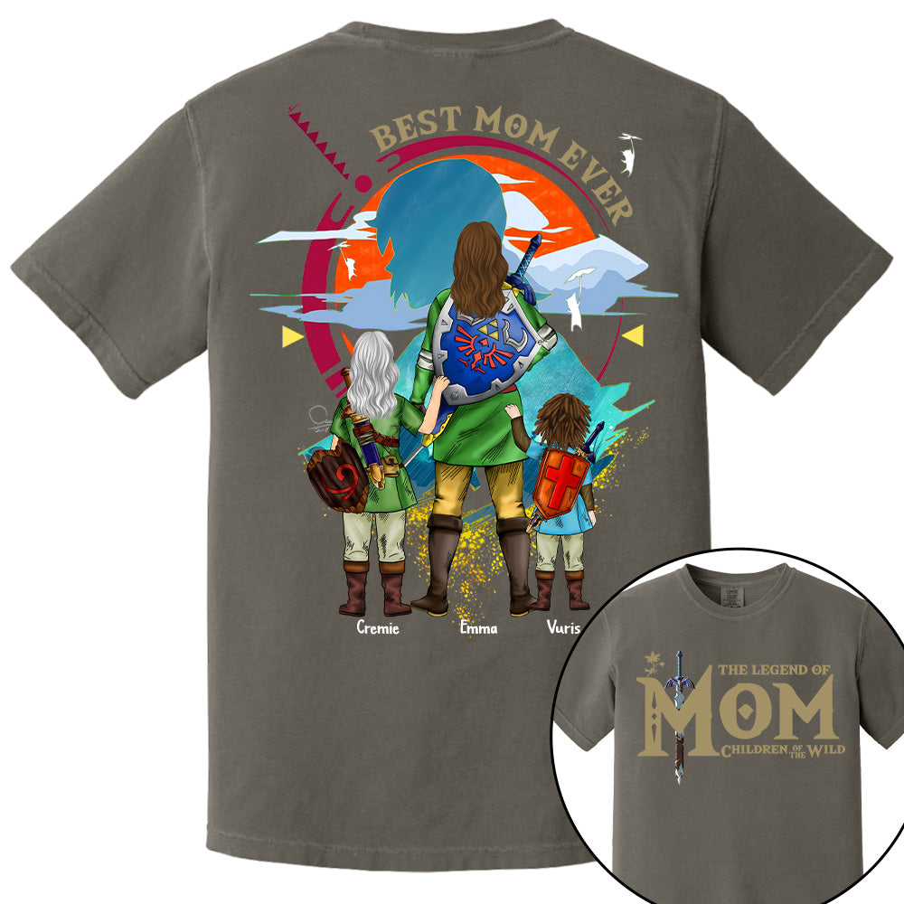 Personalized The Legend of Mom Children Of The Wild, Best Mom Ever Shirt, Gif For Mother's Day A2110 Tu20