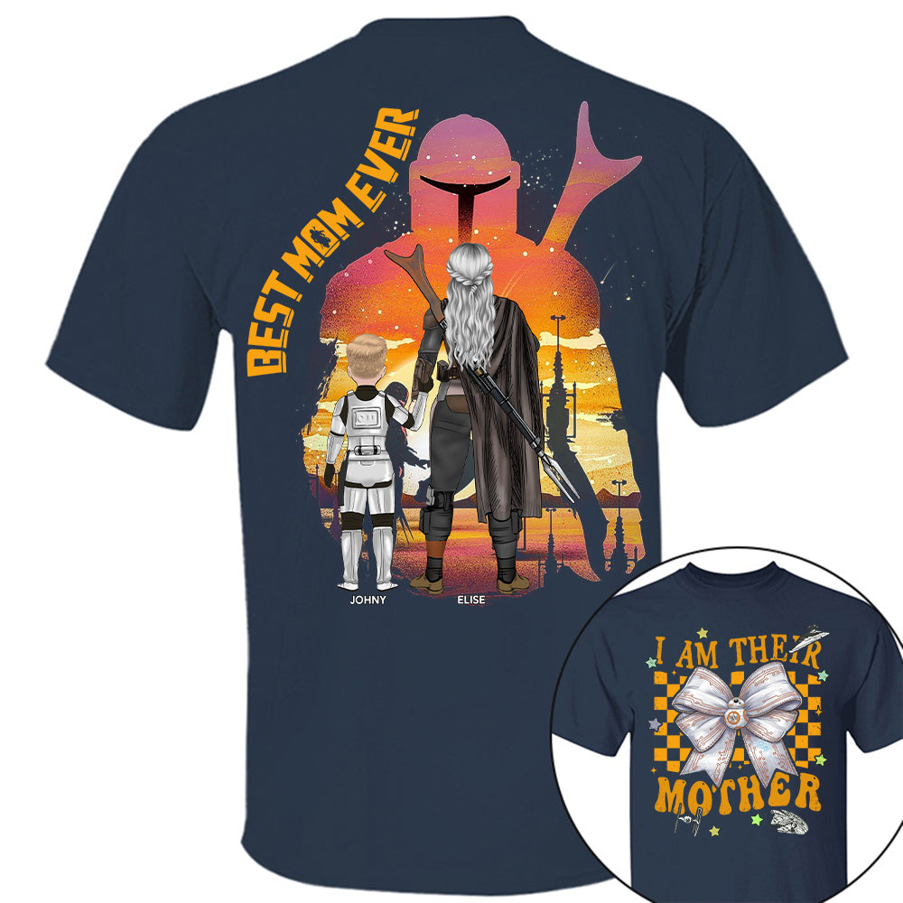I Am Their Mother - Personalized Coquette Shirt For Mom - Mother's Day Hv01