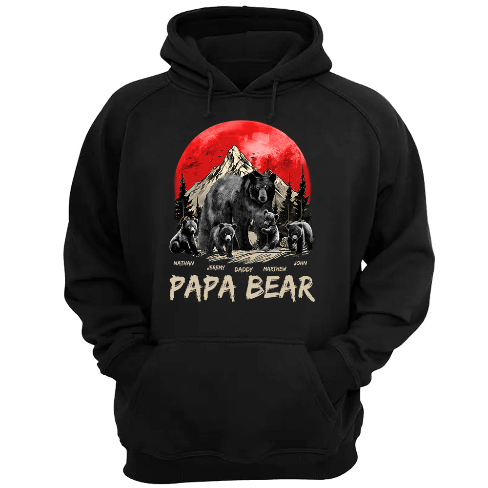 Papa Bear Personalized Shirt Pa00