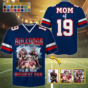 Custom Photo Football Jersey, Personalized Gift For Football Player A2110 Tu20