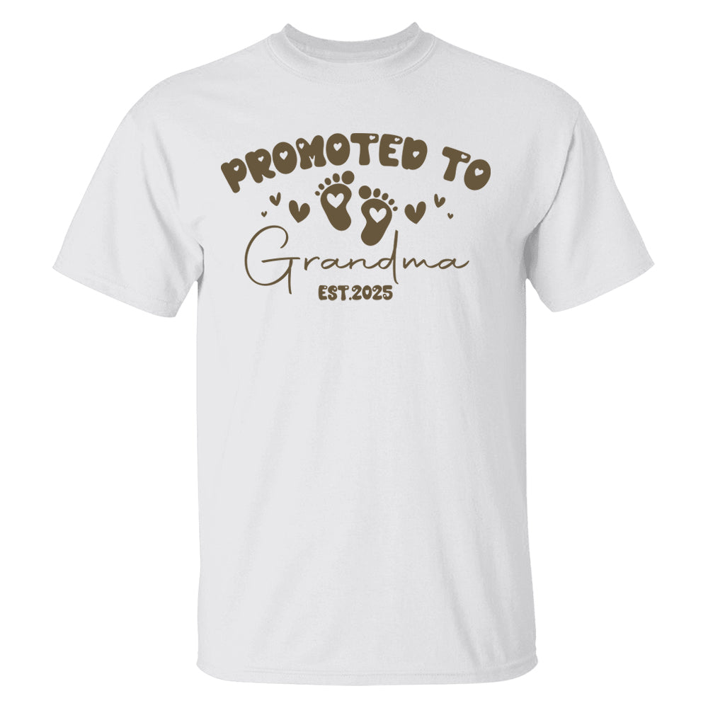 Comfort Colors® Personalize Est Grandma Shirt, Promoted To Grandma, Mothers Day Gift For Grandma, Granny Shirt, Gigi Mimi Shirt, Nana Shirt Nh00