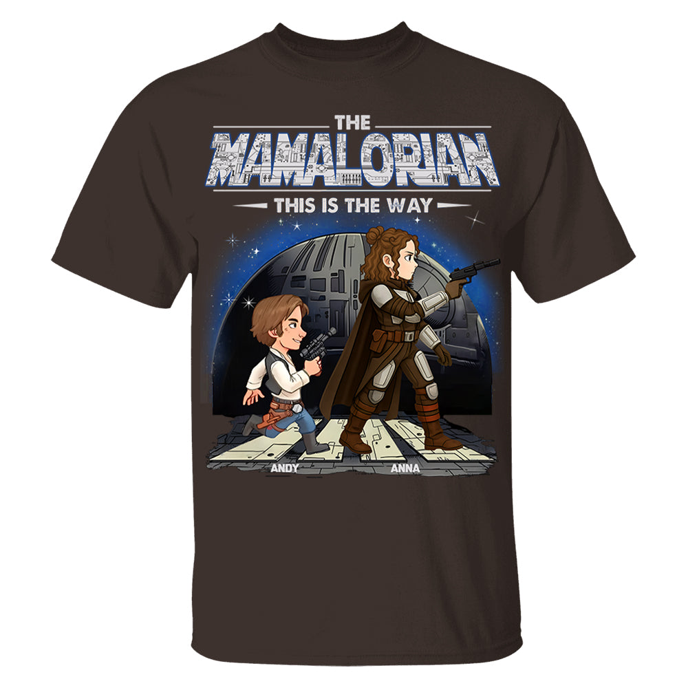 The Momalorian This Is The Way - Personalized Shirt Gift For Mom  Hv01