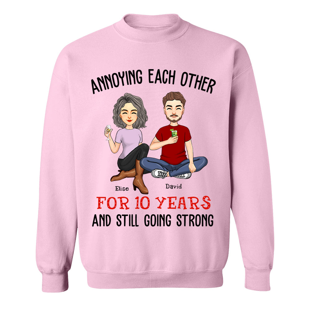 Annoying Each Other For Years And Still Going Strong Anniversary Wedding Shirt Gift For Husband Wife Dad Mom Nh00
