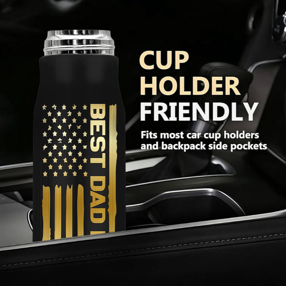 Papasquatch, Like A Grandpa, Just Way More Squatchy - Personalized Bullet Tumbler