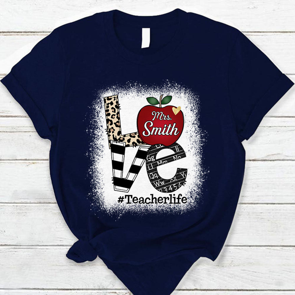 Personalized Shirt Title Can Be Changed Love Teacher Life Shirt For Teachers Hk10 Trhn