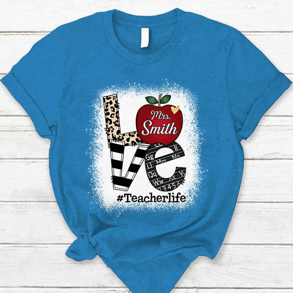 Personalized Shirt Title Can Be Changed Love Teacher Life Shirt For Teachers Hk10 Trhn