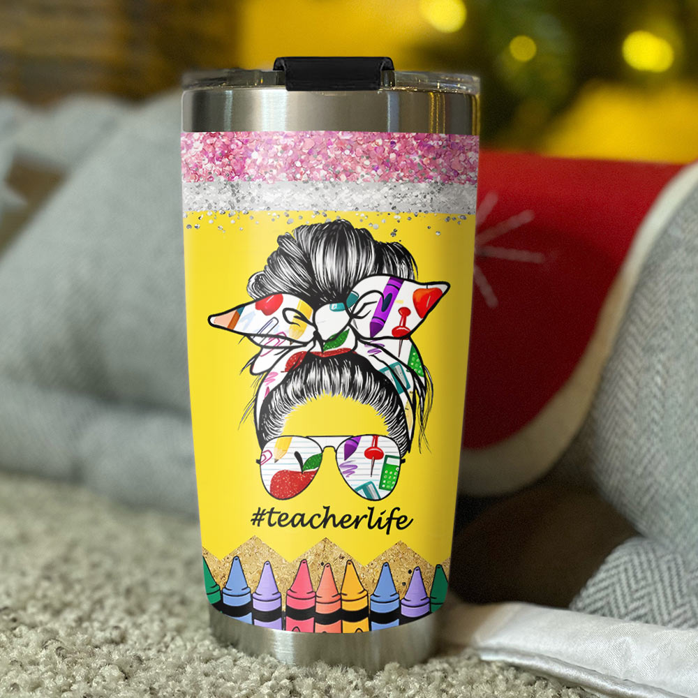 Personalized Teacher Nutrition Facts Tumbler For Teachers Teacher Appreciation Gift Vr2 Ph99