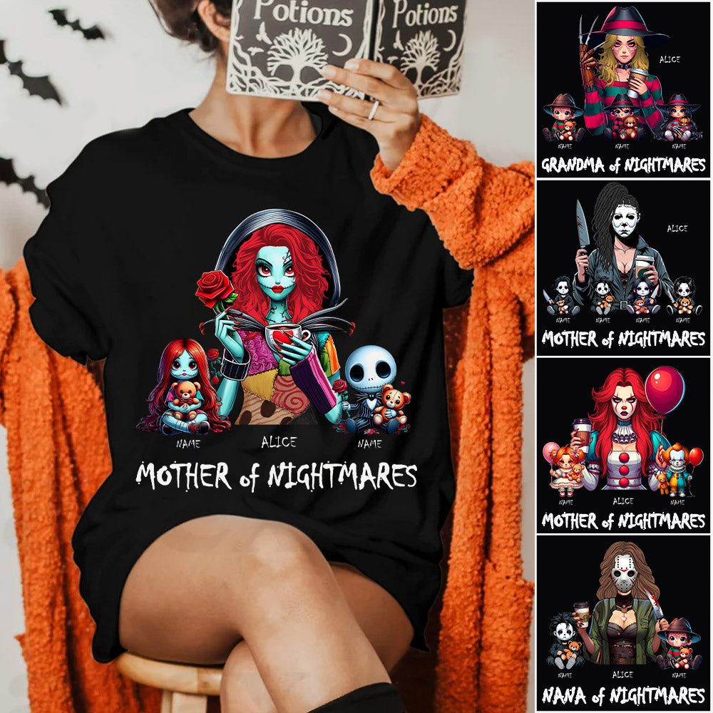 Personalized Mother Of Nightmares Halloween Shirt For Mom