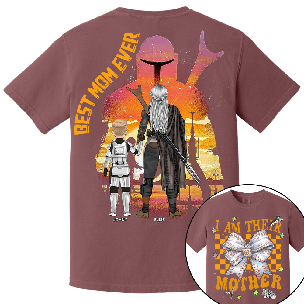 I Am Their Mother - Personalized Coquette Shirt For Mom - Mother's Day Hv01