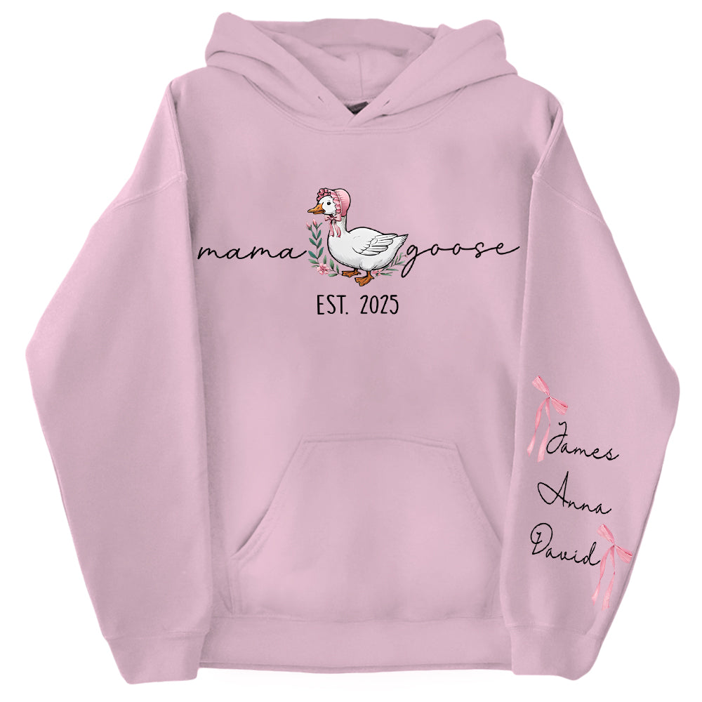 Mama Goose, Mama Silly Goose - Personalized Vintage Mama Goose Shirt Hv01