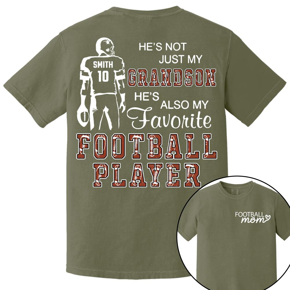 Not Just My Son, My Favorite Football Player, Personalized Football Mom Shirt, Gift Proud Mom, Grandma, Family A2110 Hv01