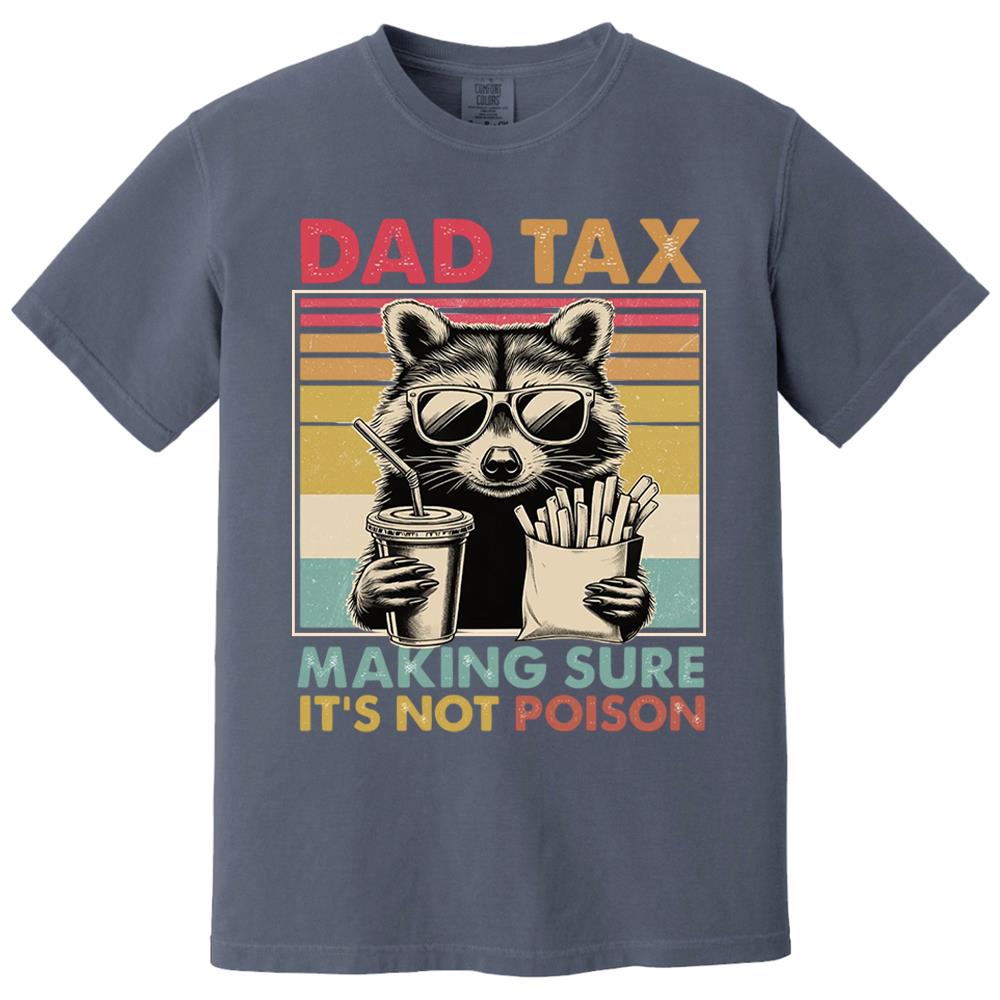 Dad Tax Raccoon Shirt, Funny Dad Tax T-Shirt, Retro Style Dad Tee, Gift for Dad, Funny Dad Gifts, Taxation Shirt, Fathers Day Gift