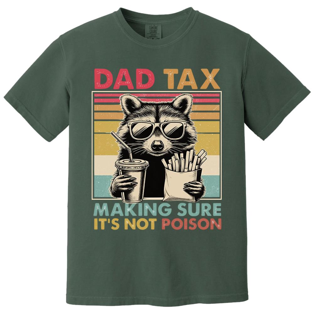 Dad Tax Raccoon Shirt, Funny Dad Tax T-Shirt, Retro Style Dad Tee, Gift for Dad, Funny Dad Gifts, Taxation Shirt, Fathers Day Gift