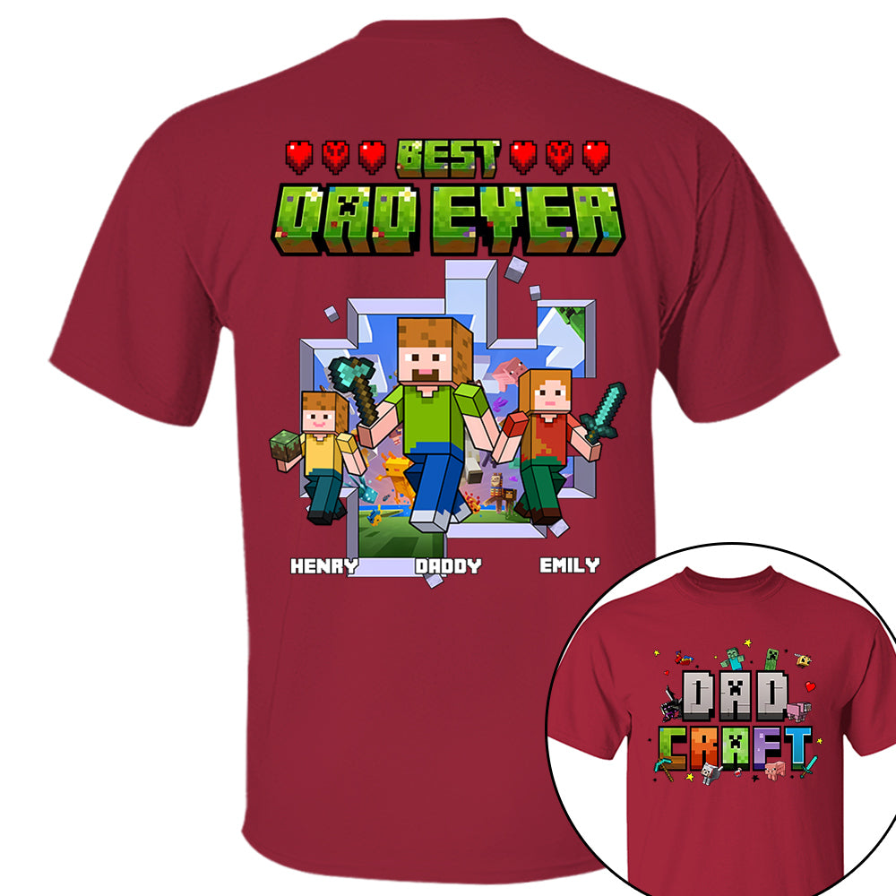 Custom Dadcraft Shirt Gift For Father's Day - N3005 VH01