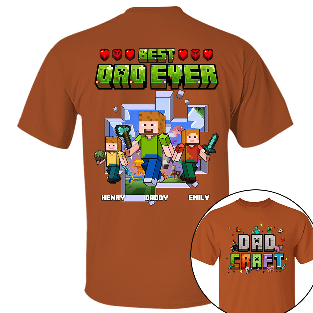 Custom Dadcraft Shirt Gift For Father's Day - N3005 VH01