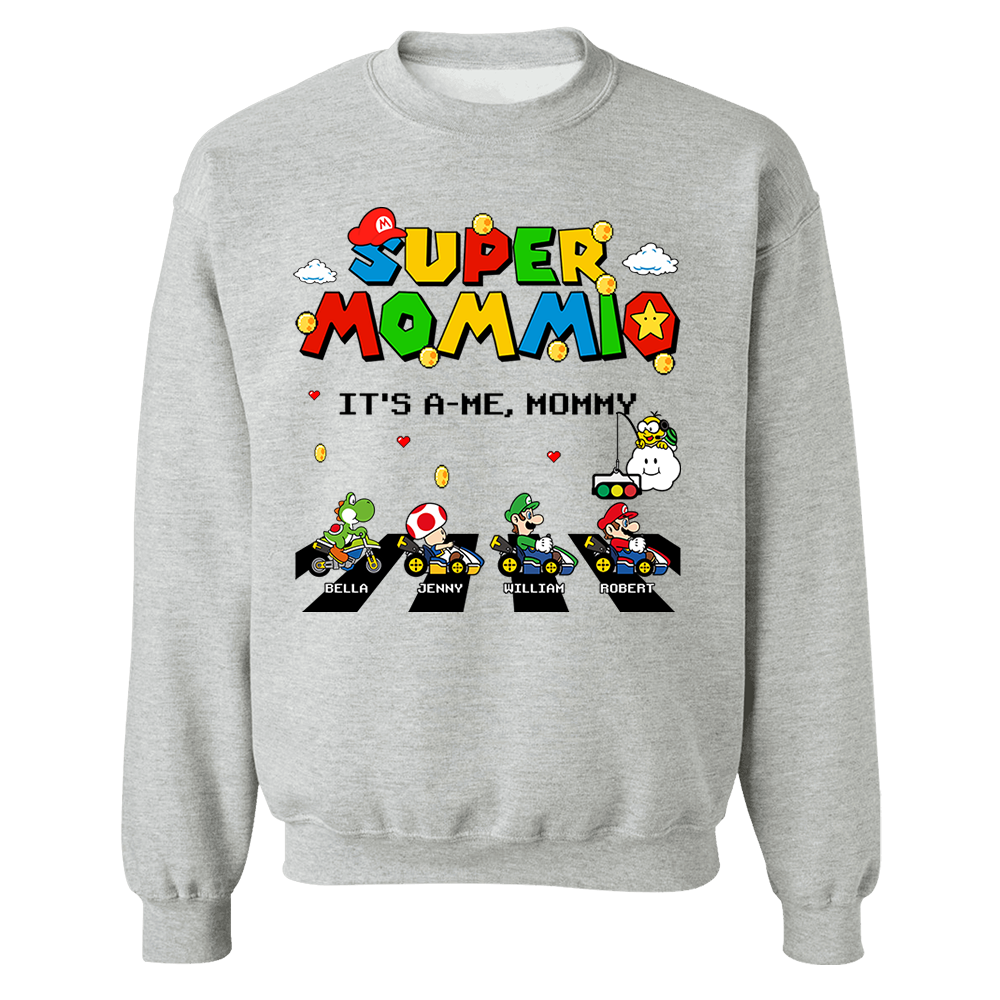 Super Mommio It's A Me Mommy Personalized Shirt Gifts For Mom